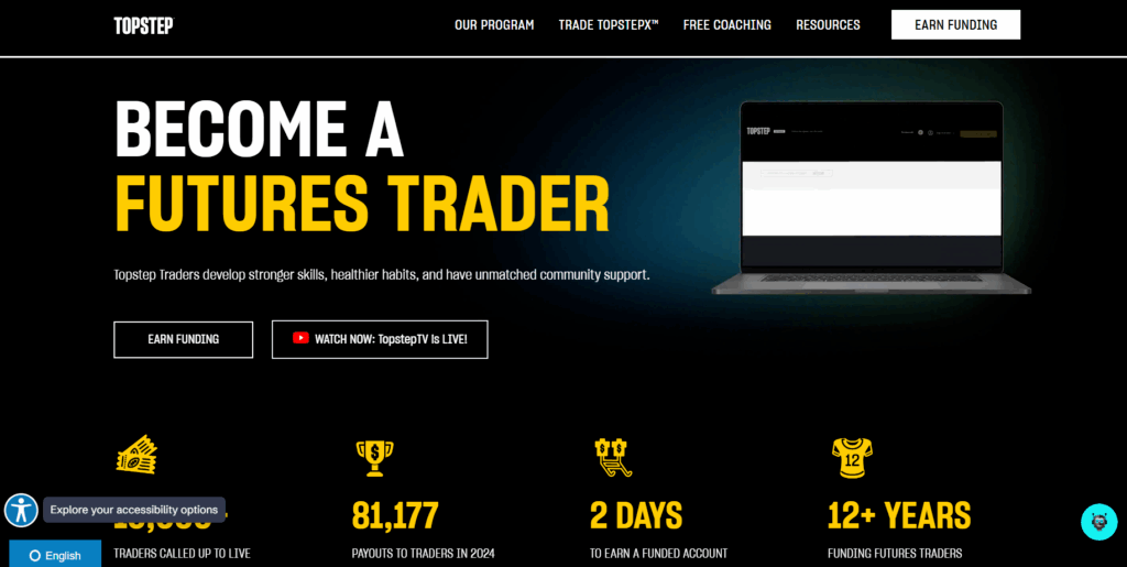 TopStep proprietary trading platform, challenges, dashboard, and rules - Preview 2